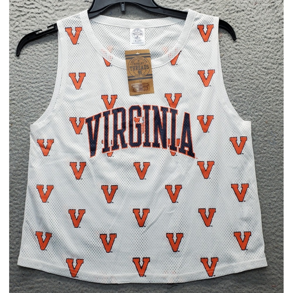 NCAA Virginia Cavaliers Rivalry Threads Basketball Jersey Women's M Multi‎ Mesh